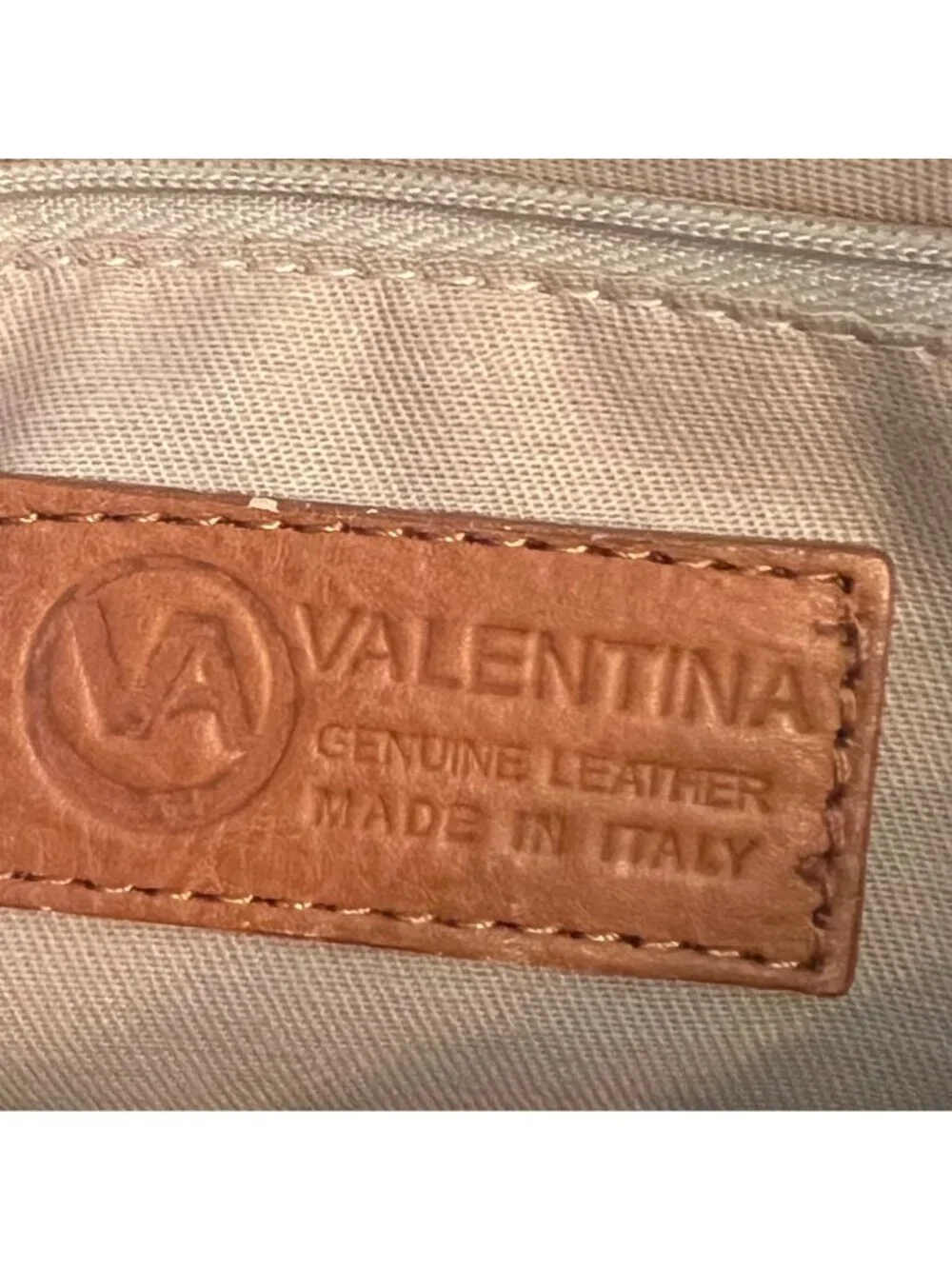 Valentina Genuine Full Grain Italian Leather Crossbody Bag